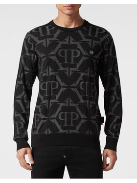 PHILIPP PLEIN PHILIPP PLEIN Maglione 1711 Nero Regular Fit