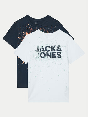Jack&Jones Jack&Jones Set 2 tricouri Splash 12264259 Bleumarin Regular Fit