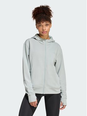 adidas adidas Bluza techniczna 140019 Zielony Loose Fit
