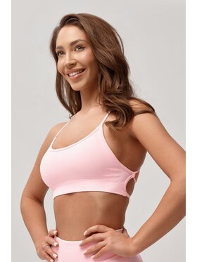 ROUGH RADICAL ROUGH RADICAL Biustonosz sportowy SEAMLES GLOW BRA Różowy jasny