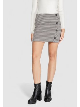 ONLY ONLY Gonna ONLELIZA-LETTIE HW CHECK SKIRT TLR Nero Regular Fit