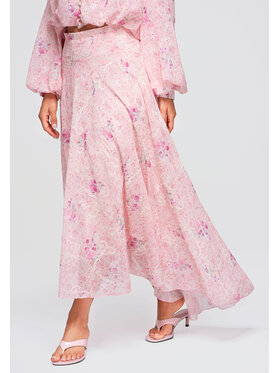 Ombre Ombre Spódnica maxi OW-GL-E0008 Różowy Regular Fit