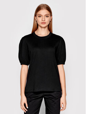 Sisley Sisley Блуза 3I1XL100C Черен Regular Fit