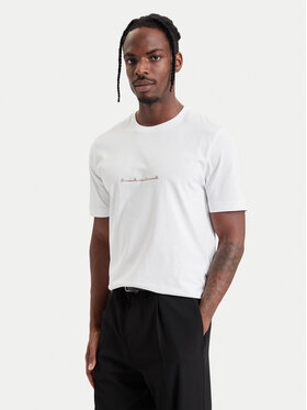 HUGO HUGO T-shirt Datri  50568118 Bianco Regular Fit