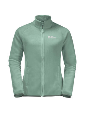 Jack Wolfskin Jack Wolfskin Felpa di pile Moonrise FZ W Verde Regular Fit