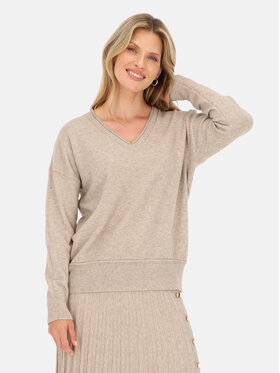 L’AF L’AF Sweter Aura Beżowy Regular Fit