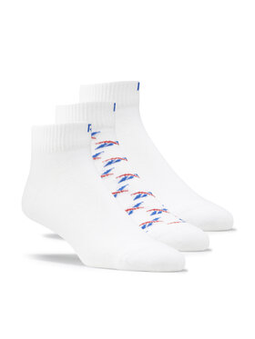 Reebok Reebok Skarpety Niskie Unisex Classics Ankle Socks 3 Pairs GD1030 Biały