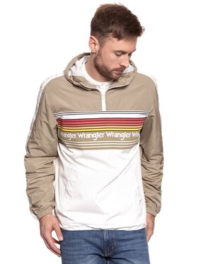 Wrangler Wrangler Kurtka przejściowa POPOVER JACKET Beżowy Regular Fit