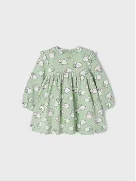 Mayoral Mayoral Rochie de zi 2963 Verde Regular Fit
