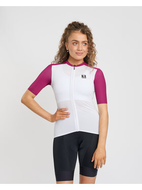 Rivanelle Rivanelle Koszulka rowerowa TECHNICAL ELITE Biały Narrow Fit