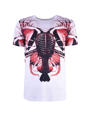 Bikkembergs Bikkembergs T-shirt C 7 51S FJ M B044 Bianco Regular Fit
