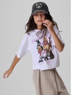 4F 4F T-Shirt 4FJKAW26TTSHF4426-10S Biały Boxy Fit