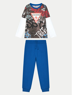 Guess Guess Completo maglietta e pantaloni N5RG10 K8HM4 Multicolore Regular Fit
