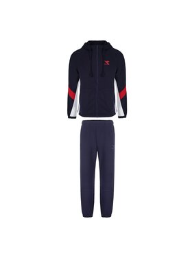 Diadora Diadora Komplet dresowy DIADORA TRACKSUIT HD FZ CORE Granatowy Regular Fit