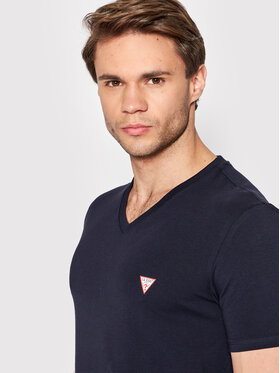 Guess T-shirt M2YI32 J1311 Tamnoplava Super Slim Fit