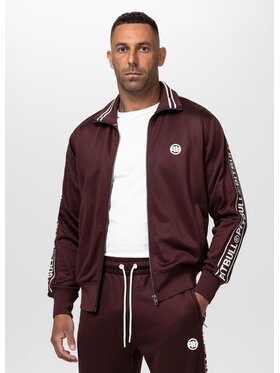 PITBULL PITBULL Bluza TAPE LOGO Czerwony Regular Fit