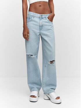 Mango Mango Jeansy Kathy 57000342 Modrá Wide Leg