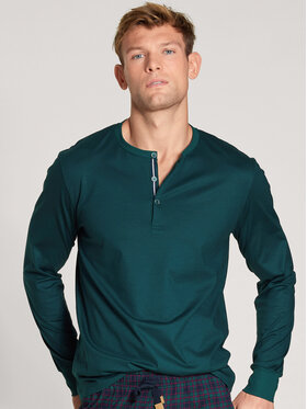 Calida Calida T-Shirt 15581 Zielony Comfortable Fit