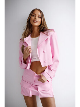 LilaLou LilaLou Marynarka Victoria Różowy Regular Fit