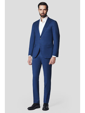 Lancerto Lancerto Garnitur Bakersfield GA073125000011 Granatowy Slim Fit