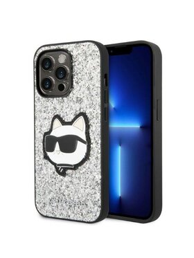 KARL LAGERFELD KARL LAGERFELD Etui na telefon iPhone 14 Pro Max Srebrny