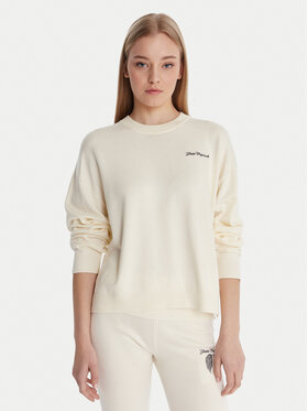 Guess Guess Sweter W6RR55 Z2V62 Écru Regular Fit
