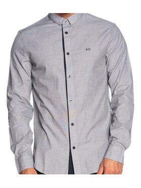 Armani Exchange Armani Exchange Koszula 6GZC50 ZNSQZ 7504 Szary Slim Fit