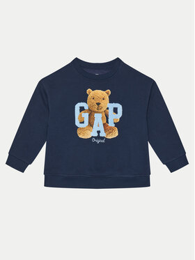 Gap Gap Pulóver 627729-00 Sötétkék Regular Fit