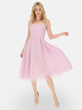 L’AF L’AF Sukienka koktajlowa Rokko Różowy Regular Fit