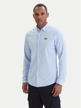 Aeronautica Militare Aeronautica Militare Koszula 261CA1320UCT03532 Błękitny Regular Fit
