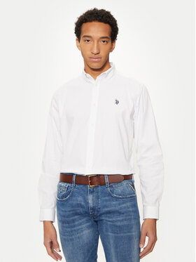 U.S. Polo Assn. U.S. Polo Assn. Särk MUP3249 Valge Slim Fit