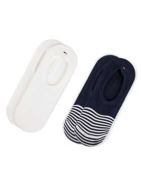 Tommy Hilfiger Tommy Hilfiger Lot de 2 paires de socquettes homme 382002001 Bleu marine