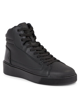 Calvin Klein Calvin Klein Laisvalaikio batai High Top Lace Up Inv Stitch HM0HM01164 Juoda