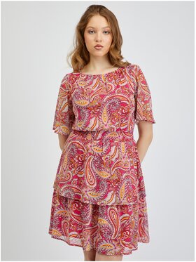 Orsay Orsay Sukienka 471705359000__38 Różowy Regular Fit