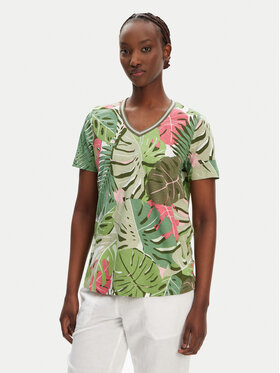 Olsen Olsen T-shirt 11105096 Zelena Regular Fit