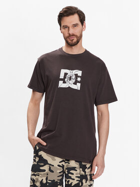 DC DC T-Shirt Shatter ADYZT05234 Brązowy Relaxed Fit