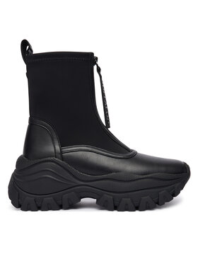 Buffalo Buffalo Botine Lola Front Zip 1270140 Negru