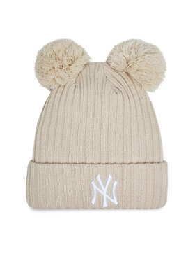 New Era New Era Шапка Wmns Double Pom Beanie Nyy 60364292 Сив