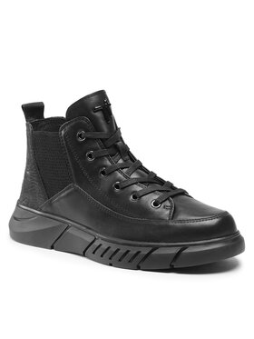 Togoshi Togoshi Kotníková obuv s elastickým prvkem TG-07-06-000367 Černá
