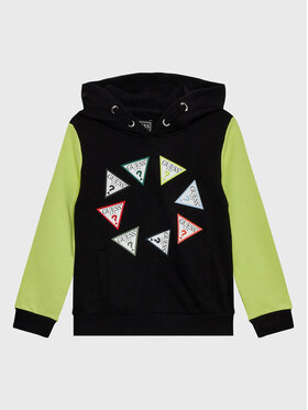 Guess Guess Felpa L3RQ07 KA6R3 Verde Regular Fit