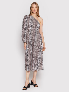 Notes Du Nord Notes Du Nord Ежедневна рокля Dassy 12773 Кафяв Regular Fit