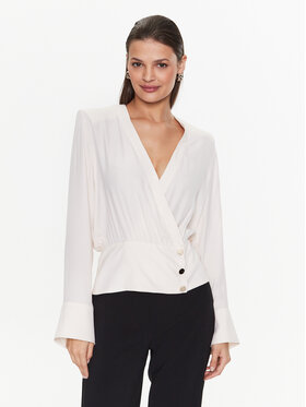 PINKO Pinko Bluse Bravo 101141 8889 Écru Regular Fit