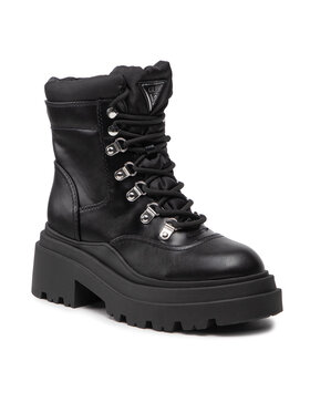 Guess Guess Botki Vaney FL8V2Y LEA10 Czarny