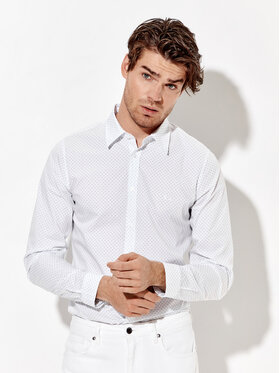 Rage Age Rage Age Chemise Ranger Blanc Regular Fit