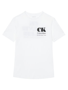 Calvin Klein Jeans Calvin Klein Jeans T-Shirt Resort Graphic LV04RG802G Weiß Regular Fit