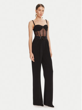 Elisabetta Franchi Elisabetta Franchi Ολόσωμη φόρμα TU-057-56E2 Μαύρο Regular Fit