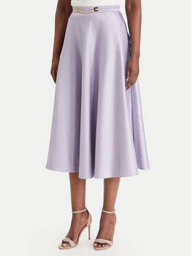 Elisabetta Franchi Elisabetta Franchi Midi sijonas GO-156-61E2-V320 Violetinė Regular Fit