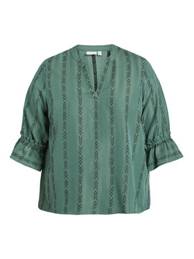 Evoked Vila Vila Bluza 14082600 Zelena Loose Fit