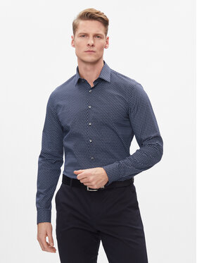 Calvin Klein Calvin Klein Särk K10K112311 Tumesinine Slim Fit