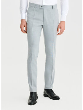 Pako Lorente Pako Lorente Spodnie garniturowe P25SF-6G-032 Szary Super Slim Fit